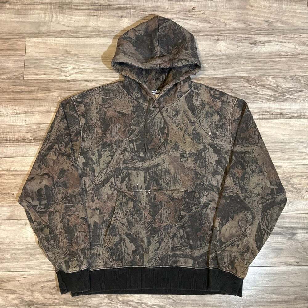 LCKR Camouflage Print Pullover Hoodie